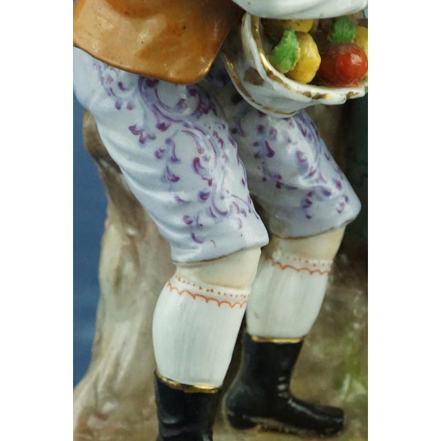 19th Century Art Nouveau Figurine in Porcelain from Ernst Bohne & Söhne Factory, Germany, 1800s For Sale - Image 12 of 18