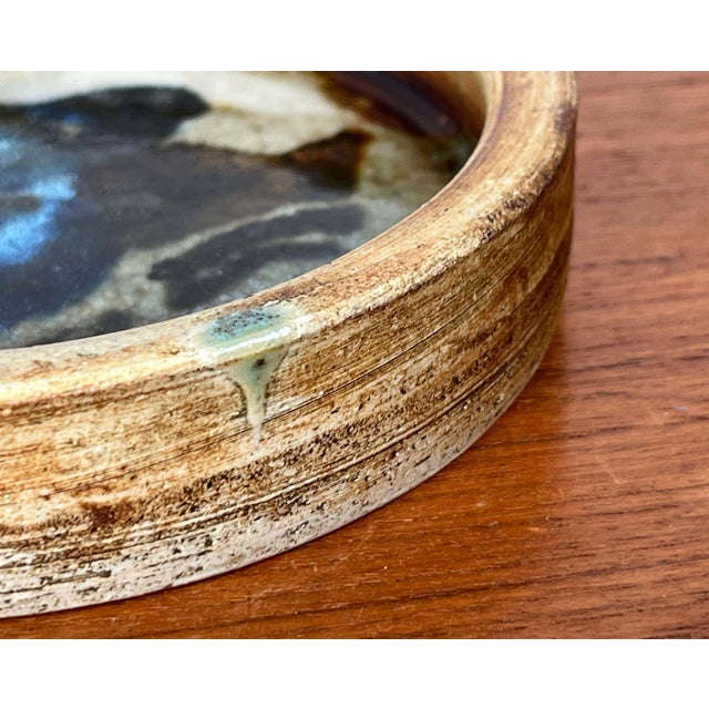 Mid-Century Modern Danish Studio Pottery Bowl by Conny Walther, 1960s For Sale - Image 11 of 13