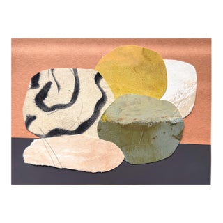 "New Directive 3" Original Mixed-Media Collage on Paper by Zac Woodiel For Sale