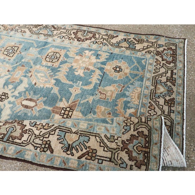 Textile Galerie Shabab Collection Mid-20th Century Persian Malayer Accent Rug For Sale - Image 7 of 8
