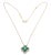 Van Cleef & Arpels Diamond Vintage Alhambra Malachite Holiday 2013 Necklace For Sale In Philadelphia - Image 6 of 11