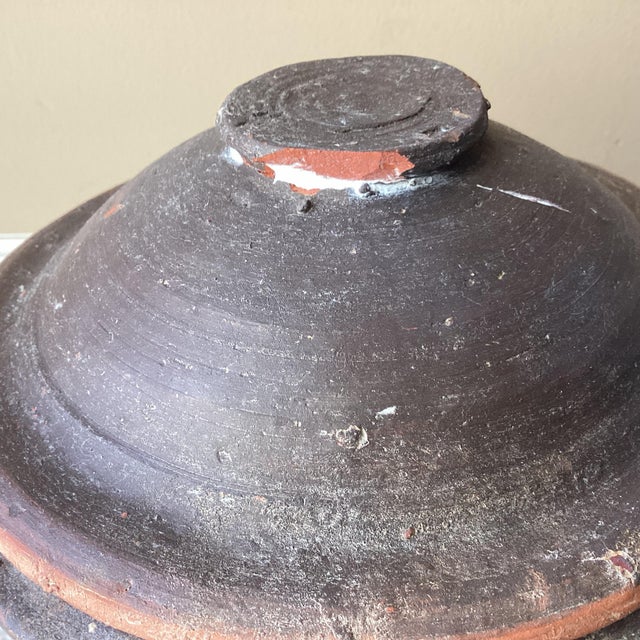 Late 19th Century Antique Chinese 19th C. Ryukyu Kingdom Tsuboya Urn, 21" Tall, 18.2 LBS For Sale - Image 5 of 12