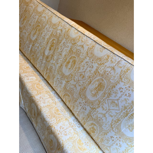 Custom Made Titley & Marr Toile Settee For Sale - Image 13 of 14