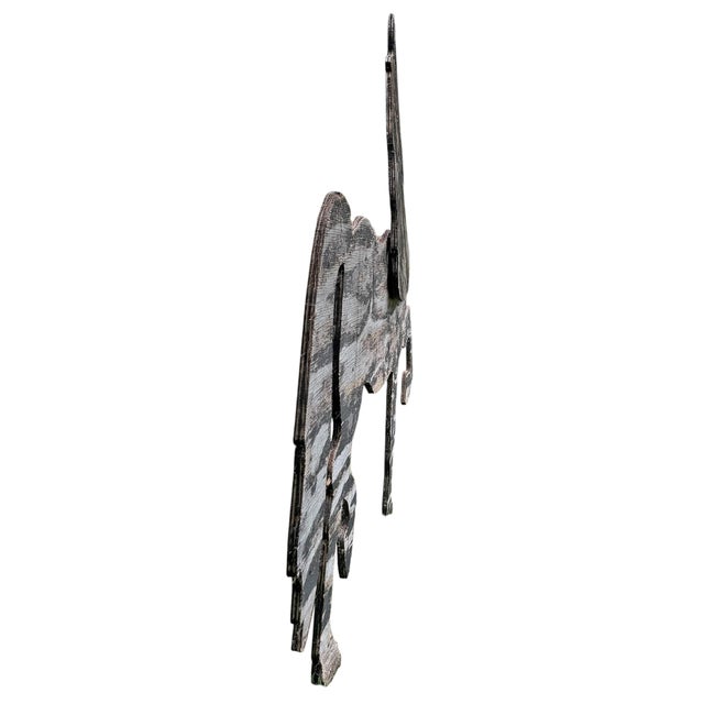 Rather Large Wood Horse Silhouette From a Blacksmith's Forge For Sale - Image 4 of 18
