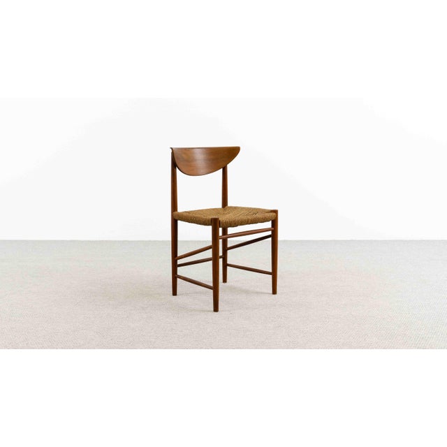 Model 316 Chair in Teak by Peter Hvidt & Orla Molgaard-Nielsen for Søborg Møbelfabrik, 1950s For Sale - Image 3 of 18