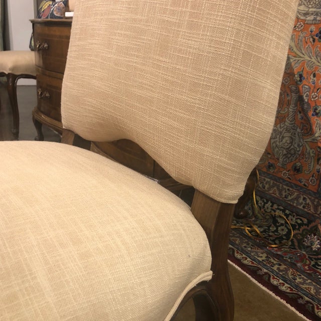 Wood 1990s Italian Hand-Carved Walnut Side Chair For Sale - Image 7 of 12