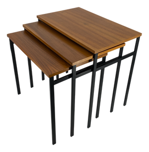 Mid-Century Nesting Tables in Teak, 1960s, Set of 3