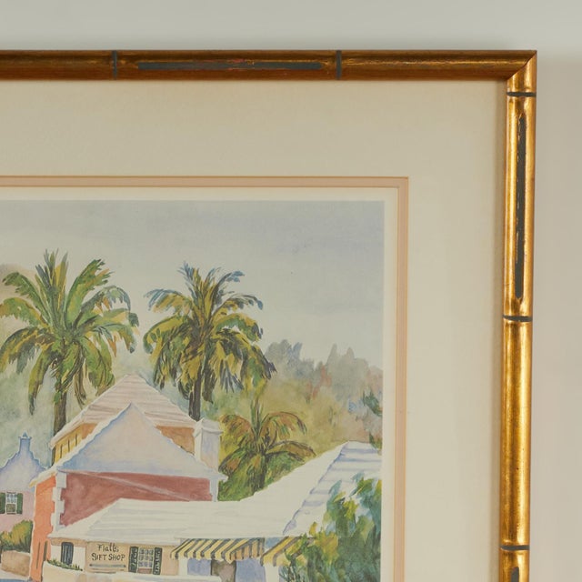 Vintage Lithograph of Bermuda by Mary Powell For Sale - Image 4 of 13