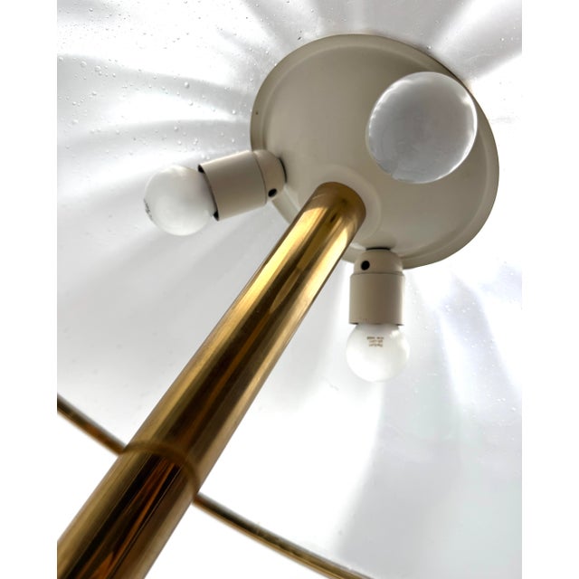 Gold Mushroom Murano Blown Glass Table Lamp from F. Fabbian, Italy, 1970s For Sale - Image 8 of 9