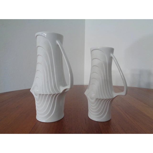 Ceramic Mid-Century Op Art Vases from Royal KPM, 1960s, Set of 6 For Sale - Image 7 of 18