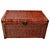 Late 20th Century Ruddy Wicker Brass Campaign Trunk & Blanket Chest For Sale - Image 9 of 9