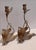 For your consideration. . . A rare pair of fabulous brass candle holders by Dolbi Cashier, circa 1980. This stunning pair...