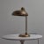 Metal 1940s Giovanni Michelucci Patinated Brass Ministerial Table Lamp for Lariolux For Sale - Image 7 of 12