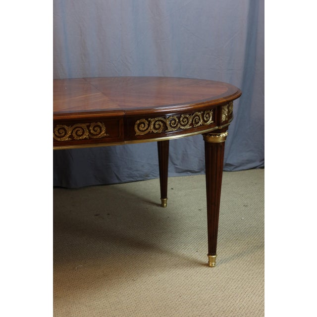 Large Marquetry Dining Table For Sale - Image 11 of 13