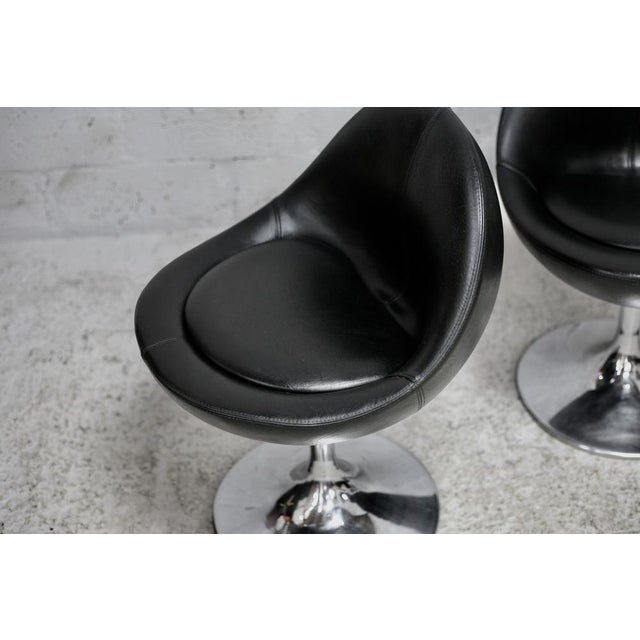 Textile Set of Space Age Swivel Chairs, 1960s For Sale - Image 7 of 16