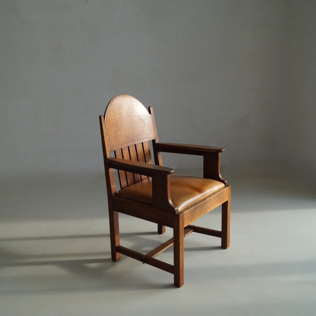 Dutch Art Deco Armchair by Hendrik Wouda for Pander & Sons, 1920s For Sale - Image 12 of 18