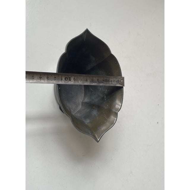 Metal Art Deco Vase in Disko Metal by Just Andersen, 1930s For Sale - Image 7 of 9