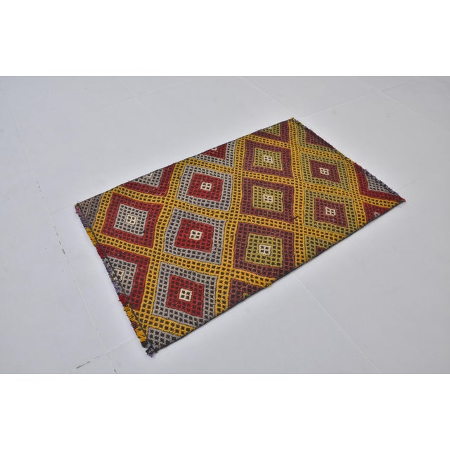 Handmade wool carpet in Turkish Anatolia , Vintage Oushak Rug,Turkish Vintage Anatolian Rug, Handmade wool Rug . One Of...