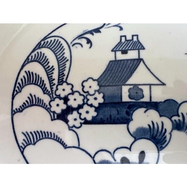 Ceramic Antique Medium Woods Ware Ironstone Platter For Sale - Image 7 of 9