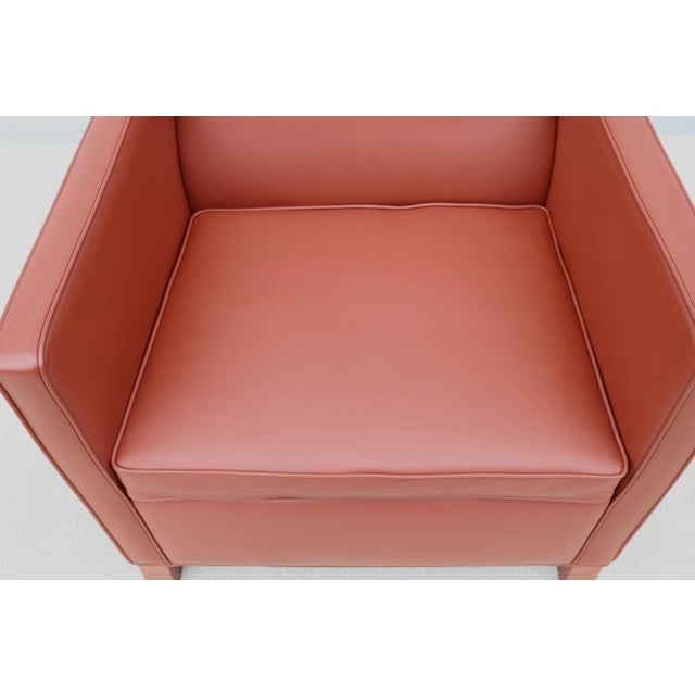 Mid-Century Modern Ludwig Mies Van Der Rohe for Knoll Krefeld Brown Lounge Chair For Sale - Image 10 of 12