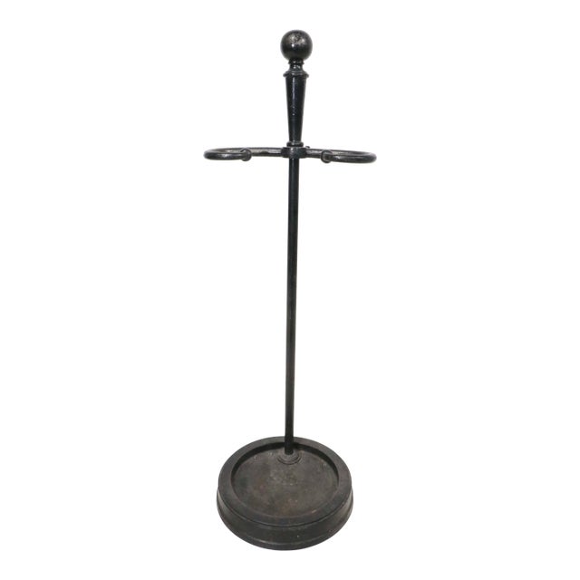 Early 20th Century Cast Iron Fireplace Tool Stand For Sale