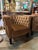 Art Deco 1940s Tufted Corduroy Club Chairs a Pair For Sale - Image 3 of 10