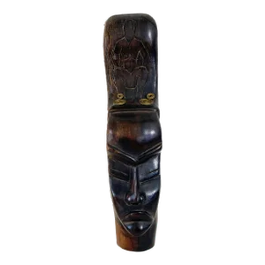 Vintage Hand Carved Wood Mask
