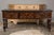19th Century English 19th Century Oak Sideboard with Geometric Front and Three Drawers For Sale - Image 5 of 12