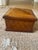 Vintage Wooden Square Wooden Trinket Dresser Box Geometric Parquetry Marquetry For Sale - Image 9 of 9