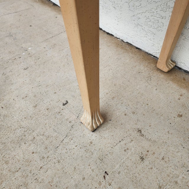 Italian Neoclassical Console Table Lion Heads Greek Key Vintage For Sale - Image 14 of 14