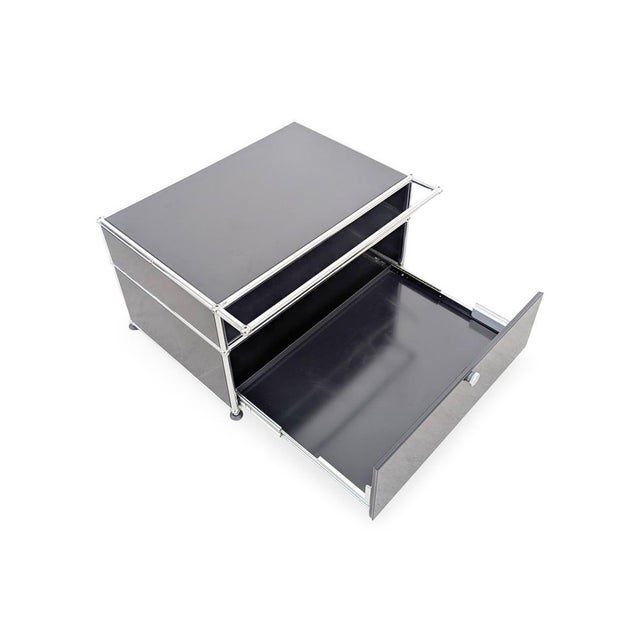 Coffee Table in Metal by Fritz Haller for USM Haller For Sale - Image 6 of 11