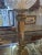 Brass Pair of Mid 20th Century Brass and Marble With Cut Crystal Open Globe Torchiere Buffet Lamps For Sale - Image 8 of 12