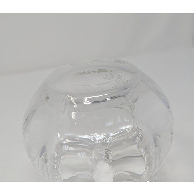 Transparent Vintage 1990s Tiffany & Co Handblown Devon Pitchers - A Pair For Sale - Image 8 of 15