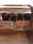 Vintage Walnut Chippendale Style Open Front Writing Desk With Brass Hardware For Sale - Image 4 of 18