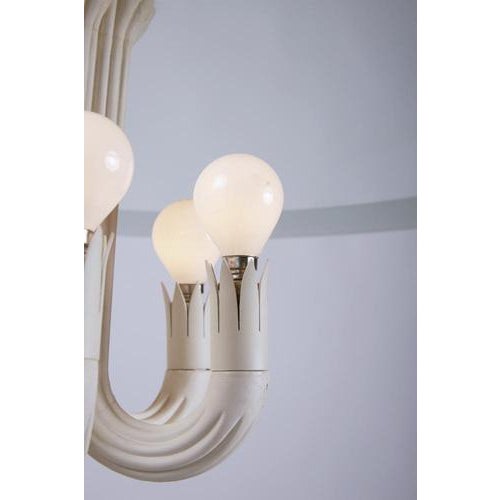 Chandelier by Pietro Chiesa for Fontana Arte For Sale - Image 10 of 11
