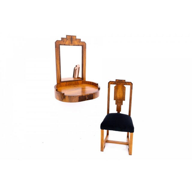 Art Deco Dressing Table with Chair, 1950s For Sale - Image 17 of 17