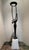 2000 - 2009 Modern Abstract Figural Sculptural Candleholders - Pair on White Stone Bases For Sale - Image 5 of 10