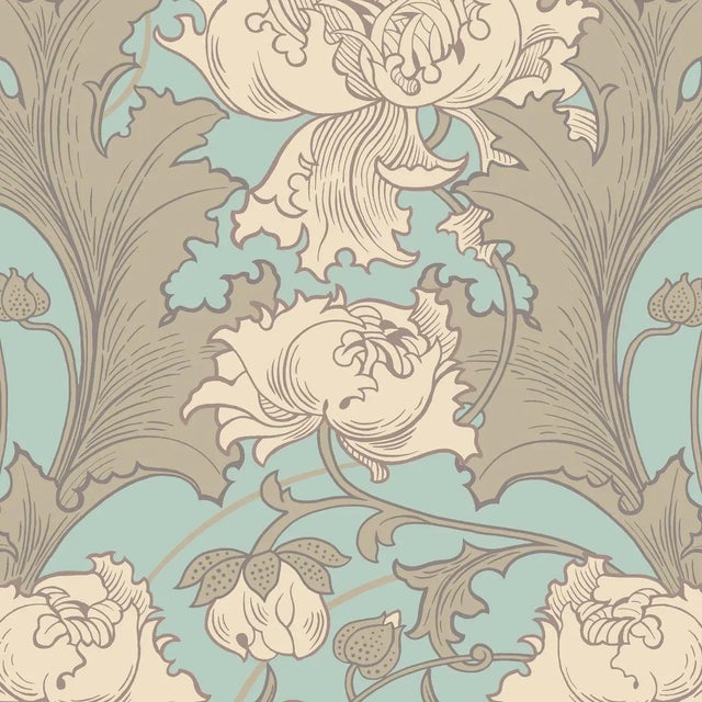 Sample - Borastapeter Siri Wallpaper in Mineral For Sale