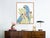 Contemporary Forever and a Day by Allison Cosmos in Gold Framed Paper, Medium Art Print For Sale - Image 3 of 4