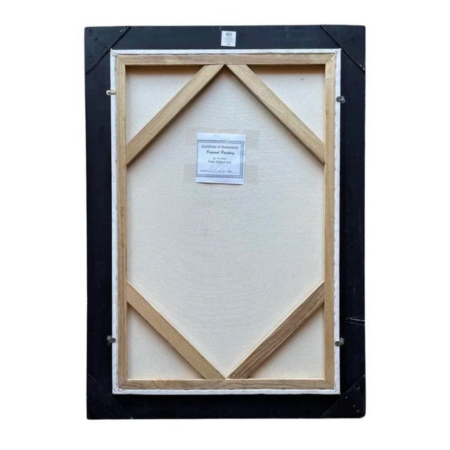 Peter Keil Peter Keil Abstract Painting Framed For Sale - Image 4 of 5