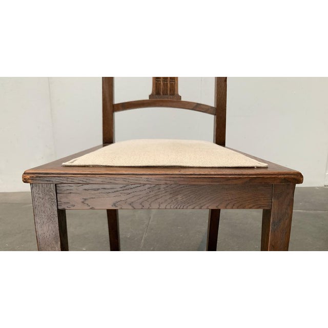 German Art Deco Jugendstil Chair from Waldheim, 1930s For Sale - Image 9 of 18