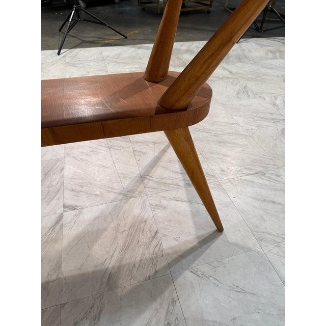 Wood Mid-Century Italian Coffee Table With Green Glass Top, 1950s For Sale - Image 7 of 8