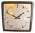 Industrial Brutalist Wall Clock, 1988 For Sale