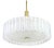 Large German Murano Ice Glass Tubes Chandelier by Doria, 1970s For Sale
