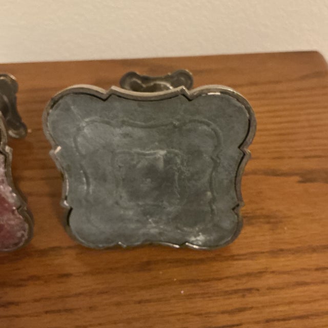English English Silverplate Small Candlesticks For Sale - Image 3 of 8