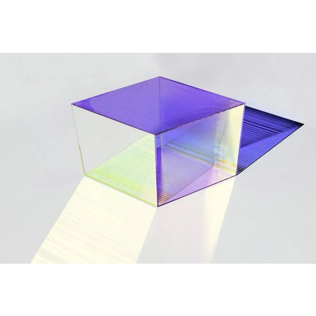 Contemporary Glass Rho Square 35 Coffee Table by Sebastian Scherer For Sale - Image 3 of 9