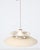 ph5 saucer pendant light designed by poul henningsen for louis poulsen. denmark, circa 1960s. layered aluminum shade in...