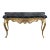 20th Century Italian Serpentine Baroque Rococo Style Faux Marble Console Table For Sale
