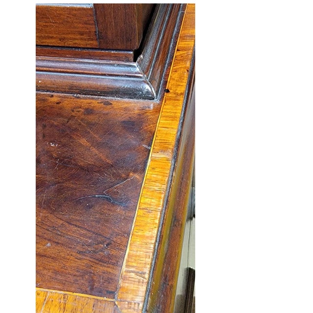 Wood Early 19th Century Georgian Mahogany Secretaire Bookcase For Sale - Image 7 of 17