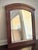 Vintage Arched Walnut Finish Mirror in the Style of Broyhill Brasilia & Mid Century Modern Design MCM Postmodern Style For Sale - Image 9 of 11